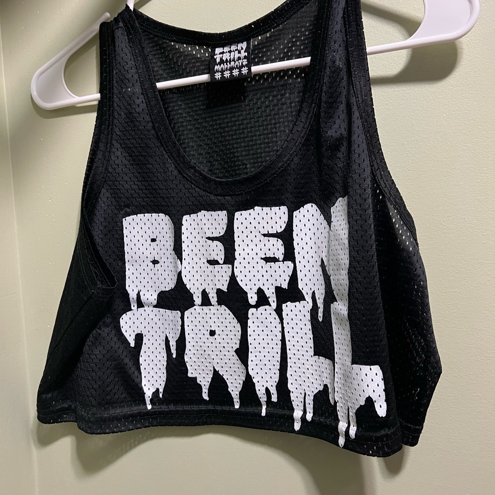 Been Trill Jersey Crop Top